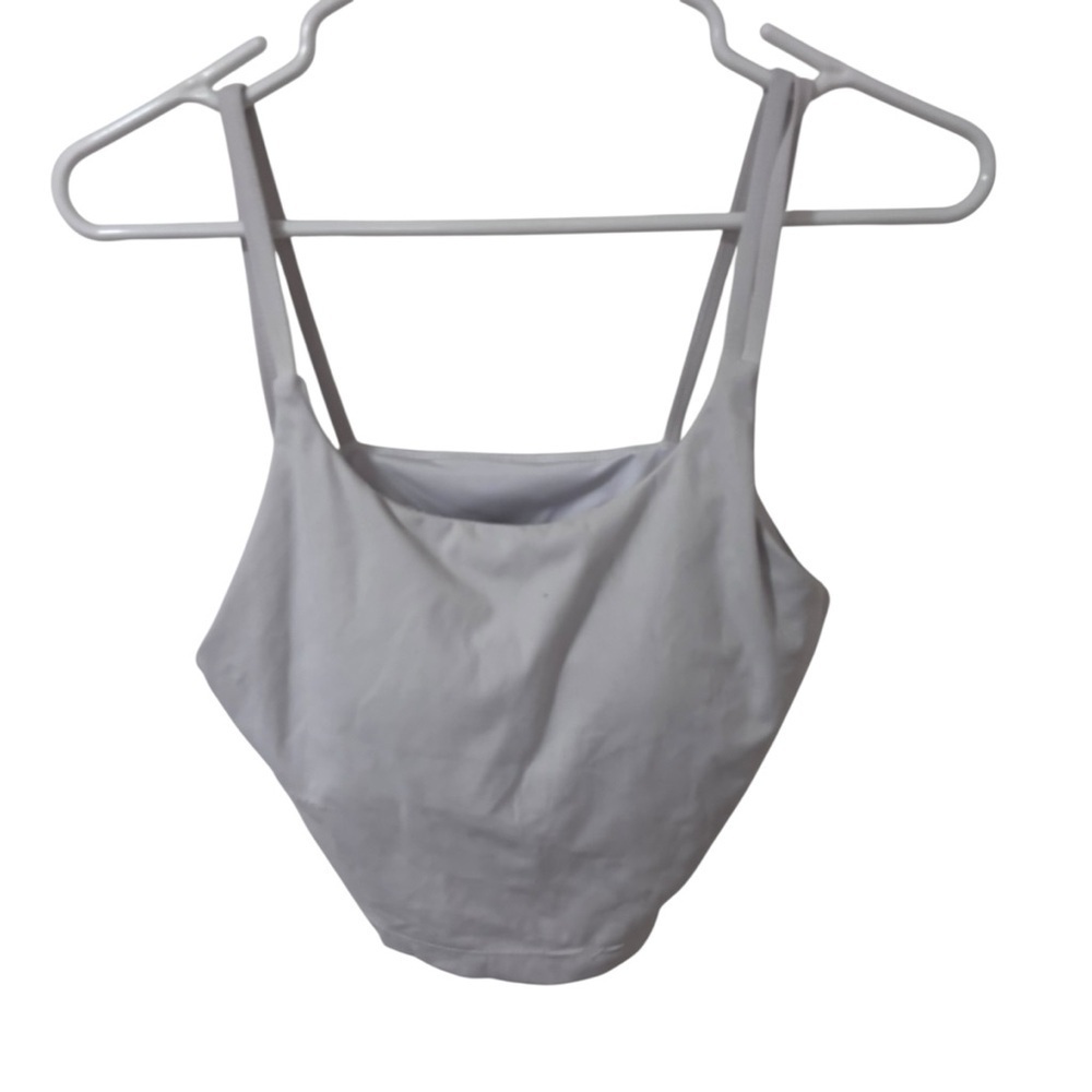 NVGTN White Cropped athletic Tank Top size M
